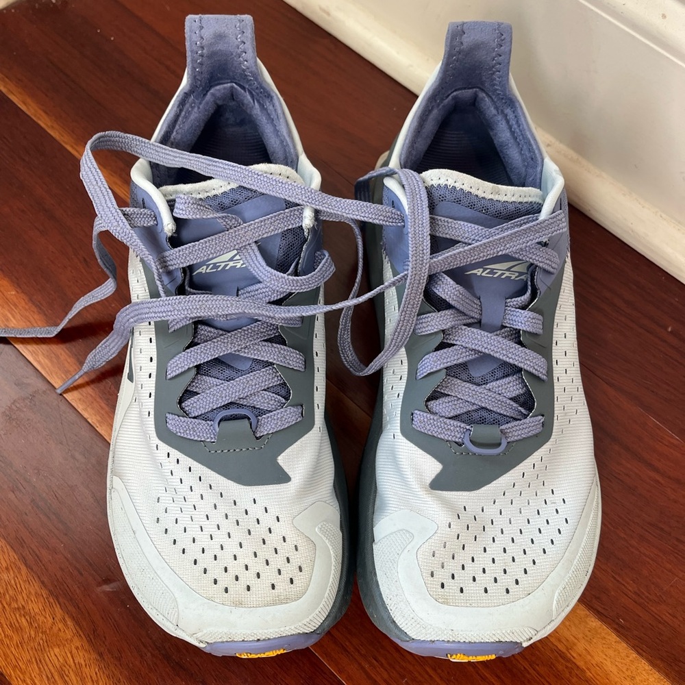 Altra Women's Blue and White Athletic Shoes